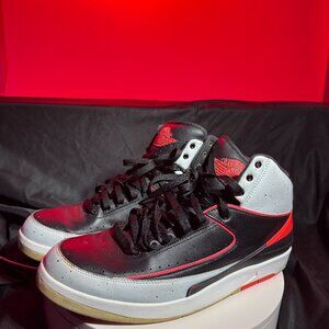 Men's Nike Air Jordan 2 Black Infrared Cement 23, Size 13, Cond. 9/10